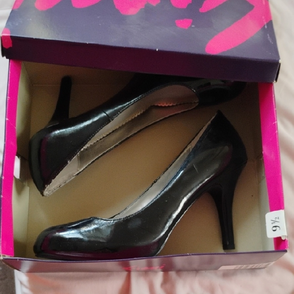 Sleek Black Women's Heels
